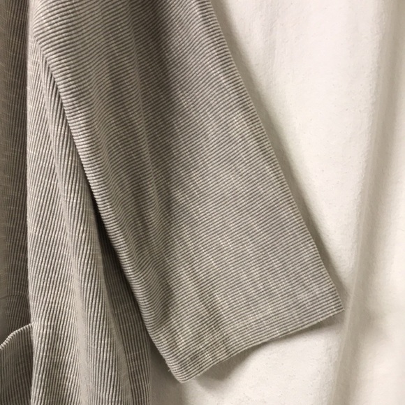 Donni Women’s Open Front Cardigan OSFA Oatmeal Color Front pockets EUC - Picture 4 of 11